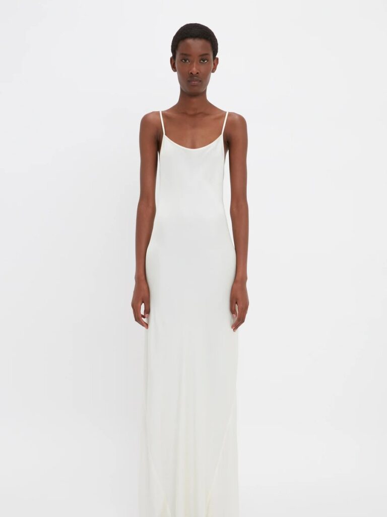 Ivory Cami Floor-Length Gown
