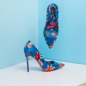 Petal Pop Floral Pointed Pumps