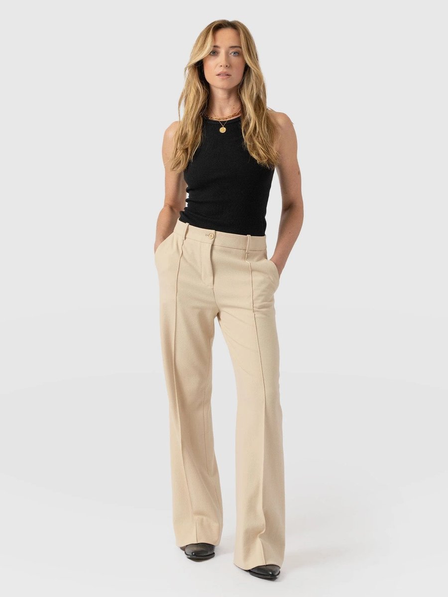 Tailored Wide-Leg Trousers