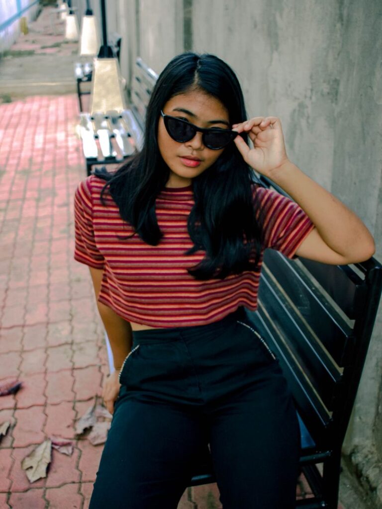Easy Does It Striped Baby Tee